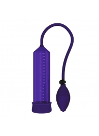 Фиолетовая вакуумная помпа - 25 см. - Rubber Tech Ltd - в Новосибирске купить с доставкой