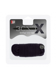 Черная веревка для связывания BONDX LOVE ROPE - 10 м. - Dream Toys - купить с доставкой в Новосибирске