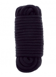 Черная веревка для связывания BONDX LOVE ROPE - 10 м. - Dream Toys - купить с доставкой в Новосибирске