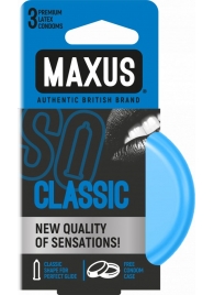 Классические презервативы в железном кейсе MAXUS Classic - 3 шт. - Maxus - купить с доставкой в Новосибирске