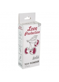 Пудра для игрушек Love Protection с ароматом вишни - 15 гр. - Lola Games - купить с доставкой в Новосибирске