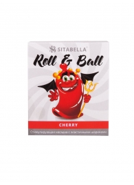Стимулирующий презерватив-насадка Roll   Ball Cherry - Sitabella - купить с доставкой в Новосибирске
