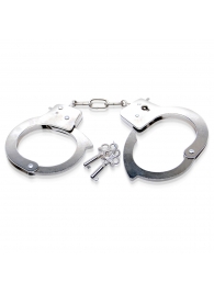 Металлические наручники Metal Handcuffs с ключиками - Pipedream - купить с доставкой в Новосибирске