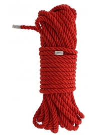 Красная веревка DELUXE BONDAGE ROPE - 10 м. - Dream Toys - купить с доставкой в Новосибирске