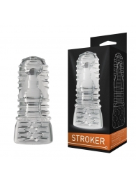 Прозрачный двусторонний мастурбатор STROKER №3 - Rubber Tech Ltd - в Новосибирске купить с доставкой