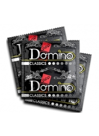 Ароматизированные презервативы Domino  Земляника  - 3 шт. - Domino - купить с доставкой в Новосибирске