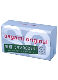 Ультратонкие презервативы Sagami Original - 12 шт. - Sagami - купить с доставкой в Новосибирске