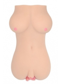 Телесный мастурбатор-вагина Clara OnaHole с имитацией груди - KOKOS - в Новосибирске купить с доставкой