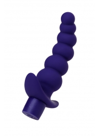 Фиолетовый силиконовый анальный вибратор Dandy - 13,5 см. - ToyFa