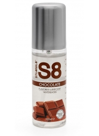Смазка на водной основе S8 Flavored Lube со вкусом шоколада - 125 мл. - Stimul8 - купить с доставкой в Новосибирске