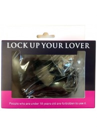 Черные меховые наручники Love с ключиками - Baile - купить с доставкой в Новосибирске