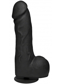Черный фаллоимитатор-гигант с присоской-плагом The Really Big Dick - 30,5 см. - Doc Johnson