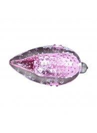 Розовая вибронасадка на пальчик для стимуляции клитора - Baile