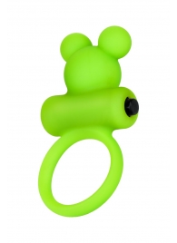 Зеленое виброкольцо на пенис A-Toys - A-toys - в Новосибирске купить с доставкой