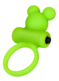 Зеленое виброкольцо на пенис A-Toys - A-toys - в Новосибирске купить с доставкой