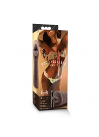 Коричневый мастурбатор-ротик Heather - Blush Novelties - в Новосибирске купить с доставкой