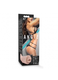 Телесный мастурбатор-ротик Angie - Blush Novelties - в Новосибирске купить с доставкой