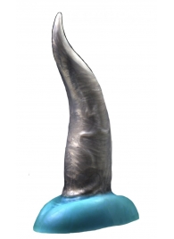 Черно-голубой фаллоимитатор  Дельфин small  - 25 см. - Erasexa - купить с доставкой в Новосибирске