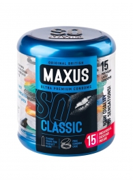 Классические презервативы в металлическом кейсе MAXUS Classic - 15 шт. - Maxus - купить с доставкой в Новосибирске