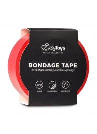 Красная лента для бондажа Easytoys Bondage Tape - 20 м. - Easy toys - купить с доставкой в Новосибирске