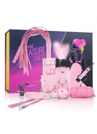 Розовый эротический набор Pink Pleasure - Secret Pleasure Chest - купить с доставкой в Новосибирске