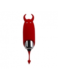 Красный вибростимулятор Devol Mini Vibrator - 8,5 см. - Adrien Lastic