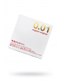 Супертонкий презерватив Sagami Original 0.01 - 1 шт. - Sagami - купить с доставкой в Новосибирске