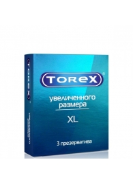 Презервативы Torex  Увеличенного размера  - 3 шт. - Torex - купить с доставкой в Новосибирске