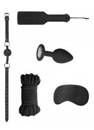Черный игровой набор Introductory Bondage Kit №5 - Shots Media BV - купить с доставкой в Новосибирске