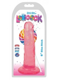 Розовый фаллоимитатор Slim Stick Dildo - 15,2 см. - XR Brands