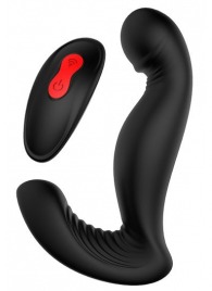 Черный вибромассажер простаты SWIRLING P-PLEASER - Dream Toys - в Новосибирске купить с доставкой