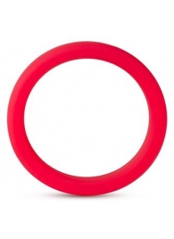 Красное эрекционное кольцо Silicone Go Pro Cock Ring - Blush Novelties - в Новосибирске купить с доставкой