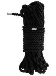 Черная веревка для бондажа BONDAGE ROPE - 10 м. - Dream Toys - купить с доставкой в Новосибирске
