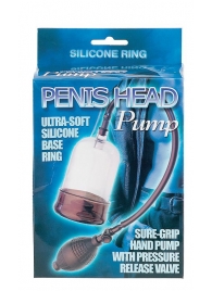 Помпа на головку фаллоса Penis Head Pump - Seven Creations - в Новосибирске купить с доставкой