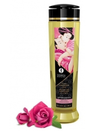 Массажное масло с ароматом розы Aphrodisia - 240 мл. - Shunga - купить с доставкой в Новосибирске