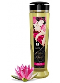 Массажное масло с ароматом цветов лотоса Amour - 240 мл. - Shunga - купить с доставкой в Новосибирске