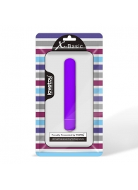Фиолетовая вибропуля X-Basic 10 Speeds - 13 см. - Lovetoy