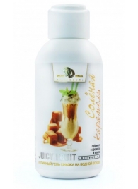Интимный гель-смазка JUICY FRUIT с ароматом солёной карамели - 100 мл. - БиоМед - купить с доставкой в Новосибирске