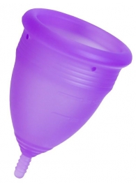 Фиолетовая менструальная чаша Lila L - Eromantica - купить с доставкой в Новосибирске