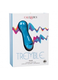 Голубой мини-вибратор Tremble Tease - 12 см. - California Exotic Novelties
