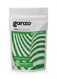 Ультратонкие презервативы Ganzo Ultra thin - 50 шт. - Ganzo - купить с доставкой в Новосибирске