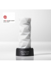 Белый 3D мастурбатор POLYGON - Tenga - в Новосибирске купить с доставкой