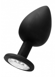 Черная анальная пробка N 91 Self Penetrating Butt Plug - 9,5 см. - Shots Media BV