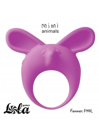 Фиолетовое эрекционное кольцо Fennec Phil - Lola Games - в Новосибирске купить с доставкой