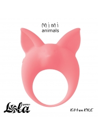Оранжевое эрекционное кольцо Kitten Kyle - Lola Games - в Новосибирске купить с доставкой
