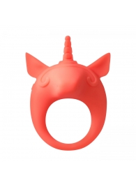 Оранжевое эрекционное кольцо Unicorn Alfie - Lola Games - в Новосибирске купить с доставкой