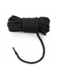Черная верёвка для любовных игр - 10 м. - Lovetoy - купить с доставкой в Новосибирске