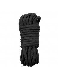 Черная верёвка для любовных игр - 10 м. - Lovetoy - купить с доставкой в Новосибирске