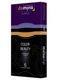 Разноцветные презервативы DOMINO Colour Beauty - 6 шт. - Domino - купить с доставкой в Новосибирске