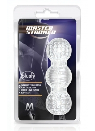 Прозрачный фигурный мастурбатор Master Stroker - Blush Novelties - в Новосибирске купить с доставкой